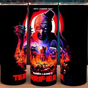 Halloween Art the Clown Terrifier Tumbler 20oz
